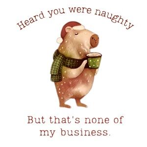 🍗“Naughty” Funny Christmas handmade graphic tshirt